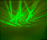 Prisme octogonal rotatif cinétique avec treuil DMX, éclairage LED dynamique pour club et bar, effet de levage cinétique, éclairage de plafond pour club