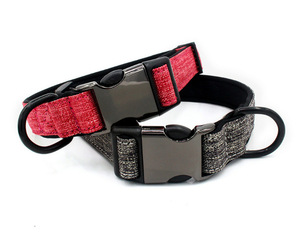 <span class=keywords><strong>Collar</strong></span> moderno para mascotas de nuevo estilo, <span class=keywords><strong>collar</strong></span> ajustable de neopreno de lona suave para perros y gatos, correas para mascotas, collares hechos de plástico de aleación de poliéster - Product Image 5
