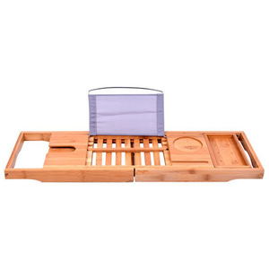 Estante de Baño de Bambú, Estante de Almacenamiento Multifuncional para Baño, Extensible, Antideslizante, Suministro Directo Transfronterizo - Product Image 4