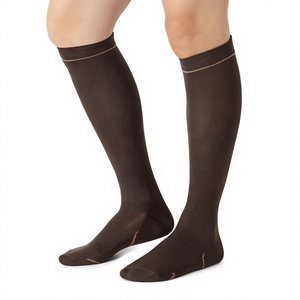 Chaussettes de sport mi-hautes antidérapantes, respirantes, à séchage rapide, en nylon et coton tricoté, pour le football, le rugby et l'entraînement - Product Image 3