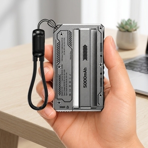 Nuevo Cargador Portátil Mini de 5000mAh 2026, Banco de Energía de Carga Rápida de 22.5W con Diseño Industrial Mecha, Cable Desmontable con Cordón - Product Image 2