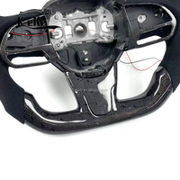 Accessoires intérieurs pour Chrysler 300 C et Dodge SRT, volant personnalisé en fibre de carbone avec LED en nid d'abeille