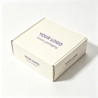 Geringe Mindestbestellmenge Wellpappe Benutzerdefiniertes Logo Rosa Geschenkverpackung Schuh- und Kleidungsverpackungsbox Postversandkartons für Kleinunternehmen