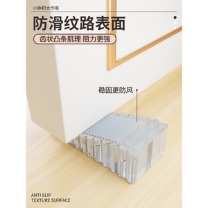Rubber Door <b>Stopper</b> Small And Large Size No Drilling Portable For Household Use - Product Image 1