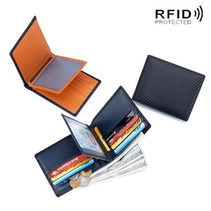 Custom Real Leather RFID <b>Card</b> <b>Holder</b> <b>Wallet</b> for Men Soft Genuine Leather Travel Credit <b>Card</b> <b>Wallet</b> - Product Image 2