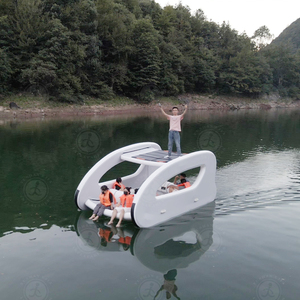 Expérience de luxe, bateau flottant gonflable, meilleur bateau électrique solaire gonflable, bateau solaire à énergie solaire - Product Image 3