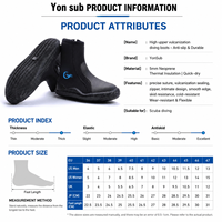 Bottes de plongée en néoprène 5 mm personnalisées OEM pour hommes et femmes, bottes de plongée antidérapantes à tige haute, fournisseur d'équipement de plongée en gros