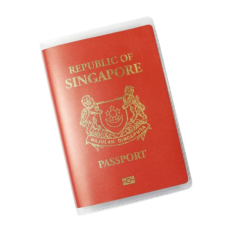 आपूर्तिकर्ता कस्टम स्पष्ट पारदर्शी पासपोर्ट कवर धारक प्रकरण आयोजक आईडी कार्ड यात्रा रक्षक