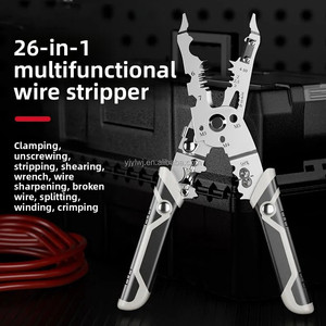 26-in-1 đa chức năng dây cắt Tước công cụ dây Stripper plier Cutter <span class=keywords><strong>crimping</strong></span> công cụ chuyên ngành thợ điện kìm - Product Image 2