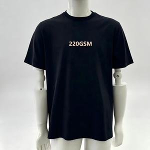 T-shirt uni en coton 100% pour homme, de haute qualité, personnalisable, confortable, multicolores, décontracté, avec logo personnalisé - Product Image 3