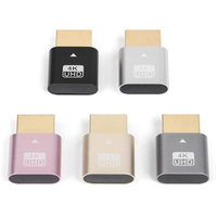 Adaptateur d'affichage virtuel HDMI 4K DDC EDID, émulateur de moniteur virtuel haute résolution, VGA fantôme sans tête