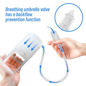 Aspirador Nasal Manual de Silicone Grau Médico com Bomba de Mão Ecológico Limpador de Nariz para Bebê Fornecedor de Produtos Infantis - Product Image 4