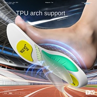 Semelles de sport amortissantes pour hommes/femmes, absorbant la transpiration, désodorisantes, respirantes, avec soutien de la voûte plantaire, tendance, en PU et TPU, pour chaussures de sport