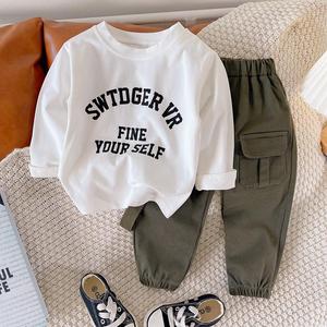 Children's Clothing <strong>Set</strong> Three-piece Suit <strong>1</strong>-4 <strong>Years</strong> <strong>Old</strong> <strong>Boy</strong> Suit Collar Casual Pants Bottoming Shirt Suit <strong>Baby</strong> <strong>Clothes</strong> - Product Image 6