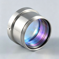 Nouvel ensemble d'optiques de collimation et de focalisation D28 F100 WSX Precitec de haute qualité pour laser à fibre, en silicium fondu de haute pureté