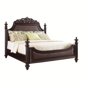 Cama Doble de Roble Macizo Estilo Americano 1500x2000mm y 1800x2000mm, Muebles para Recámara Principal - Product Image 1