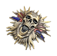 Fabricant de pièces commémoratives personnalisées, pièces de défi sur mesure, en alliage de zinc 3D, design en or antique et bronze, métal sur mesure