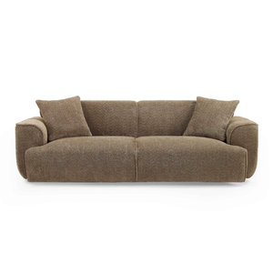 Sofá Futón Reclinable y Cómodo para Sala de Estar, con Estructura de Madera y Tapicería de Tela - Product Image 5