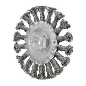 FERVI - SRR100/M14 Twisted M14 knots circular brushes - EAN 8012667328238 ABRASIVES HONING WHEELS, BRUSHES AND <b>BONNETS</b> - Product Image 1