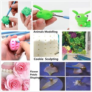 4pcs Mandala Dotting Tools & Stencil Kit Ball Stylus Outline Brush Tray Peinture pour Canvas Rocks Crafting - Product Image 5