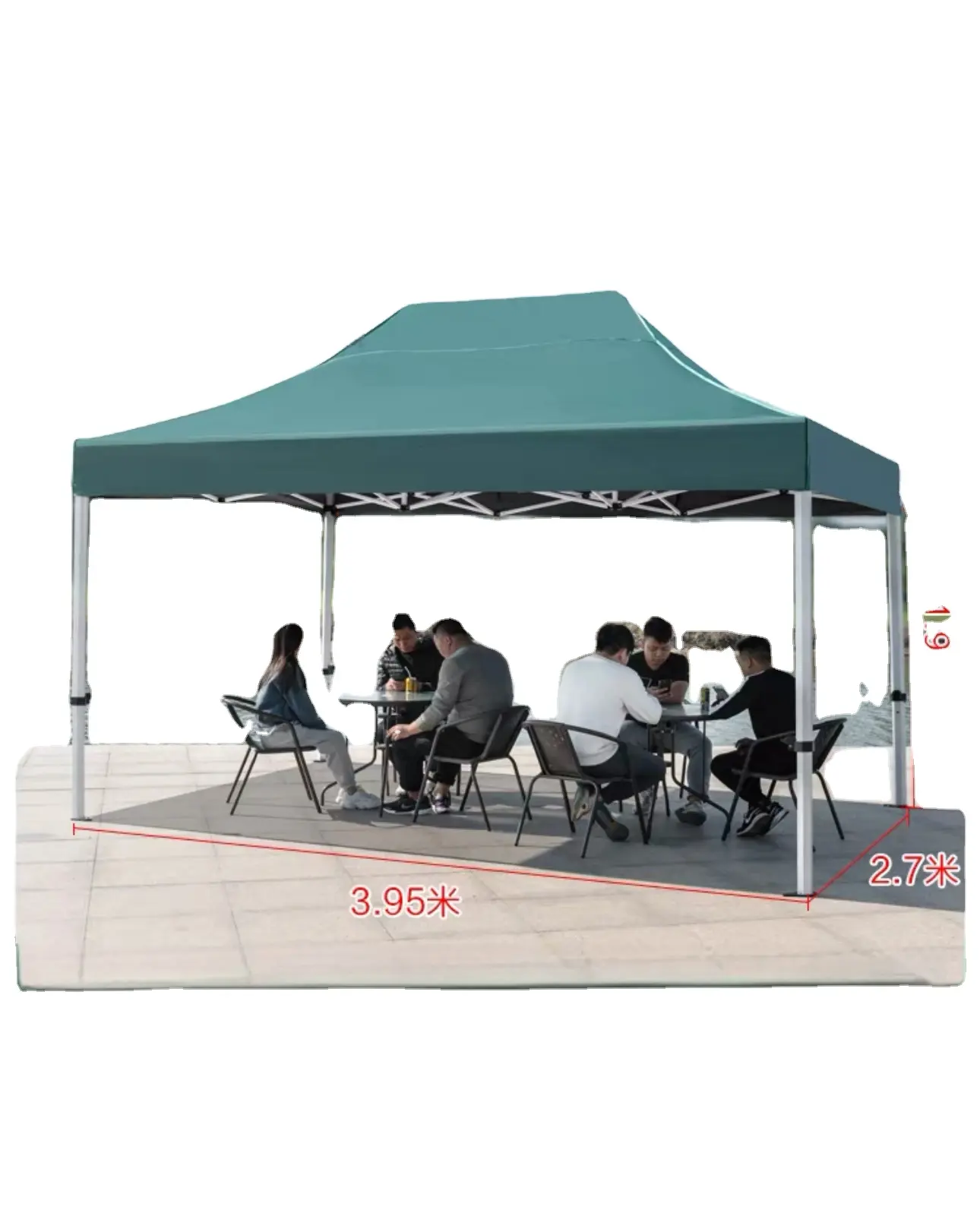 Cheap Portable Folding Pop Up Gazebo With Side Walls Printed Canopy tent Aluminum Outdoor Waterproof Trade Show Tents