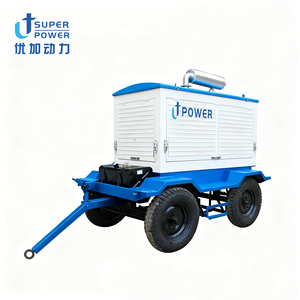 Generador Diésel Silencioso Trifásico de 220kw, Tipo Remolque Móvil, 275kva, Shangchai SDEC, Arranque Automático, Arranque Remoto, ATS - Product Image 1