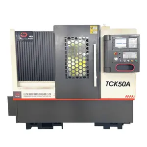 TCK50A סגור לחלוטין אנטי להתיז מתכת הגנת CNC מחרטה מתכת חלקי עיבוד CNC מחרטה