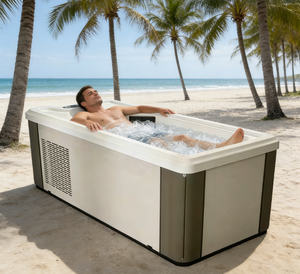 Newly Released All in One LED Light Outdoor Ice <b>Bath</b> Spa Tub Cold Plunge Chiller with Soaking Recovery - Product Image 1