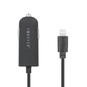 Chargeur de voiture Forever pour iPhone 2.1A M-02 Noir - Product Image 1