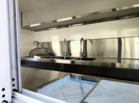 Conteneur maritime ETO 2,2 m pour restaurant, café, cuisine mobile, remorque alimentaire