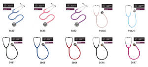 Estetoscopio de cardiología de doble cabezal, instrumento de diagnóstico médico acústico manual, diseño clásico, pieza de pecho de aluminio para adultos - Product Image 4