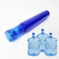 Préforme PET de qualité supérieure de 55 mm pour bouteilles d'eau de 5 gallons avec une haute transparence et des caractéristiques personnalisées