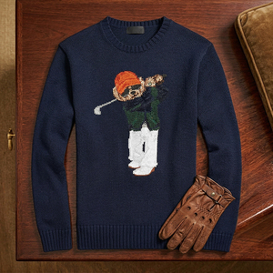 Pull en tricot personnalisé pour homme de qualité supérieure |   Esthétique Old Money |   100% Coton de Qualité |   Logo personnalisé OEM/ODM Faible MOQ Personnalisé - Product Image 3