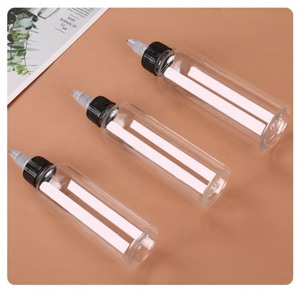 Clear PET Plastic <b>Bottle</b> Cylinder Shape Screw Cap Label Surface Cosmetic Use 30ml 60ml 100ml Empty <b>Squeeze</b> Dispensing - Product Image 1