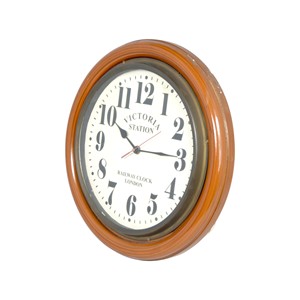 High Quality Modern Simple Minimalist Plastic <b>Wall</b> <b>Clock</b> Single Face Wood Home Decor Art Design <b>Wall</b> Decoration - Product Image 2
