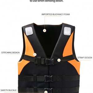 Chaleco Salvavidas de Neopreno 100N Personalizado para Adultos, Chaleco Salvavidas Marino de Alta Flotabilidad con Espuma EPE para Rescate Acuático de Emergencia - Product Image 6