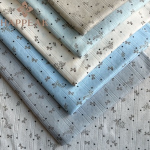 Vải dệt kim Poly Cotton cao cấp HAPPEAK in họa tiết hoa, chất liệu mềm mại, co giãn tốt, thích hợp cho bộ đồ ngủ và đồ mặc nhà. - Product Image 2