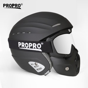Großhandel Modularer Vollvisier-Motorradhelm für Winter Motorradrennen Fahren Motocross-Helm Schneebrille Skimaske - Product Image 5