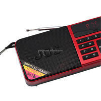 Joc NEW 799BT Haut-parleur Bluetooth portable avec écran LCD, fonction de numérisation, radio FM rechargeable, lampe de poche, lecteur USB/TF AM/FM
