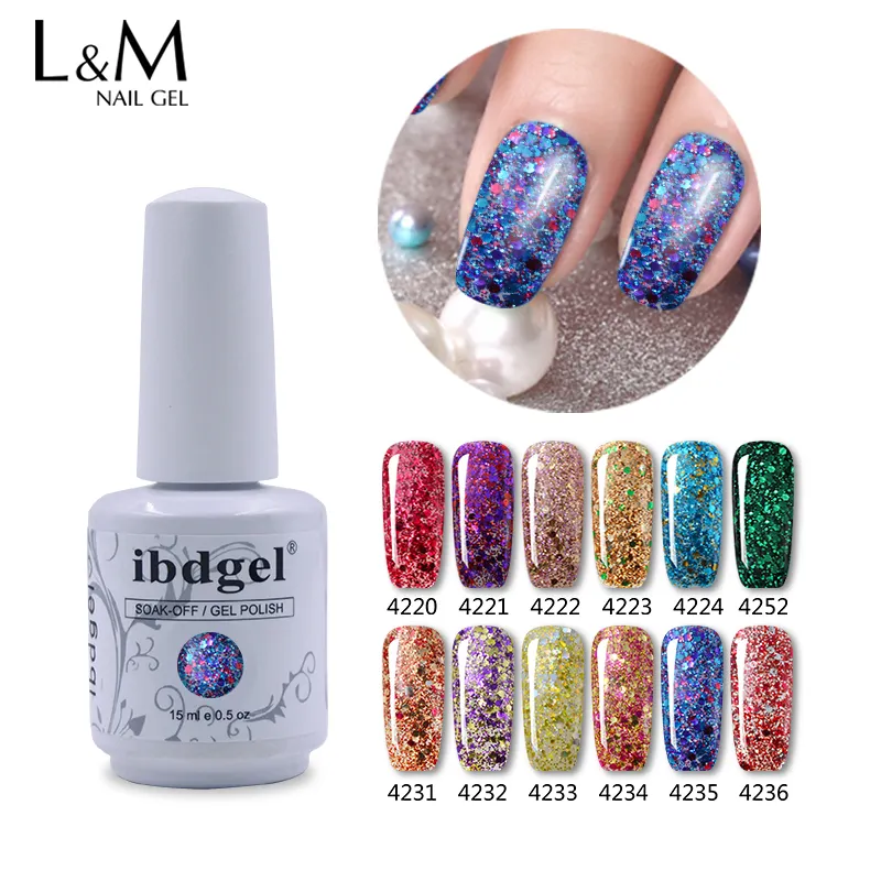 Custom Private Label Finger Art Nail Gel Polish Varnish Kit Semi Cured Color Bottle Uv Nail Gel
