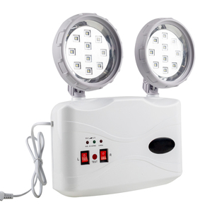 Treo tường 4W <span class=keywords><strong>10W</strong></span> lửa an toàn ánh sáng hai người đứng đầu đèn khẩn cấp đèn khẩn cấp với pin lithium dự phòng - Product Image 1