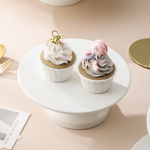 陶瓷瓷器<span class=keywords><strong>2</strong></span>层<span class=keywords><strong>3</strong></span>层立盘结婚甜点蛋糕水果立盘套装 - Product Image 4