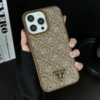 Coques de Téléphone Design Luxe Bling Diamant pour iPhone 15 Pro Max 14 13 12 Pro 11 Étuis Fundas
