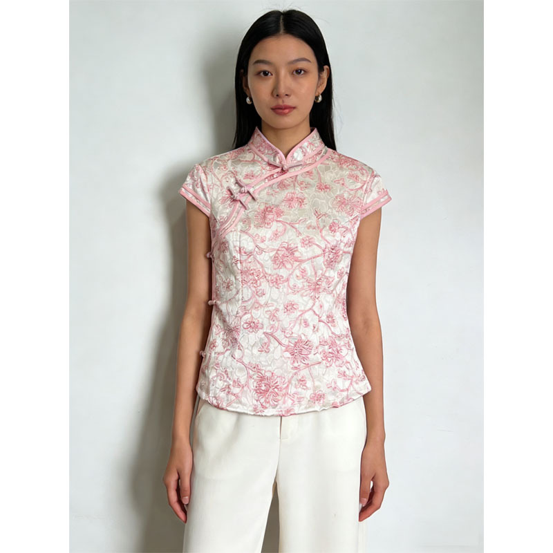 Women s Chinese Style Satin Shirt