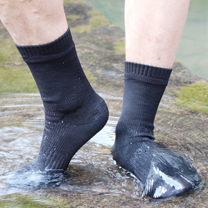 Qianbodu Outdoor <b>Waterproof</b> <b>Socks</b> Double Layer Thickened Warm Ski Hiking Cycling Fishing Winter Sports <b>Socks</b> - Product Image 1