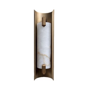 Lámpara de pared estilo chino LED 120x480 de mármol para sala de estar, dormitorio, pasillo - Product Image 5
