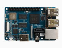 Carte de développement Banana Pi M2 Ultra Allwinner R40 Quad-Core Cortex-A7 2GB DDR3 8GB EMMC SATA/WiFi/BT4.0 GPIO40 SBC industriel