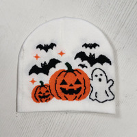 Topi Rajut Labu Halloween Khusus Hallows'Day, Nyaman, Personal, Menjaga Kehangatan, untuk Dewasa Unisex