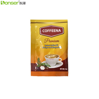 Film en rouleau personnalisé pour emballage de café, vente en gros, sacs en plastique recyclables anti-odeur pour emballage de café
