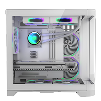 Châssis de boîtier PC blanc personnalisé en usine Cabinet de processeur de jeu M-ATX USB3.0 Boîtiers et tours d'ordinateur de jeu